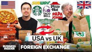 US vs UK Foreign Exchange Season 2 Marathon  Food Wars  Insider Food