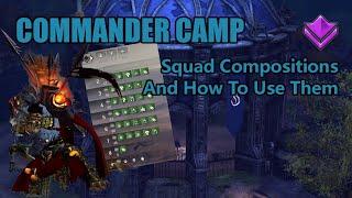 Guild Wars 2 Commander Camp -- Making and Using A Comp