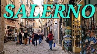 ️ Salerno  Italy  2024 ️    4K HDR   Walking Tour    #italy   #walkingtour