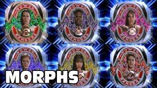 Mighty Morphin - All Ranger Morphs  Power Rangers Official