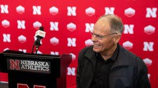 Frank Solich visits Memorial Stadium