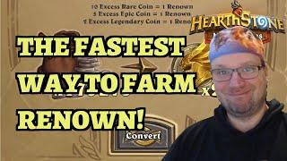 The FASTEST Way to Farm Renown for Mythic Boss Rush Hearthstone Mercenaries