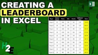 Create a Leaderboard in Excel
