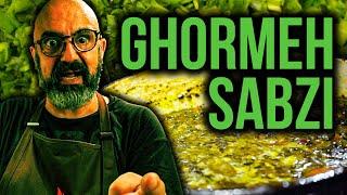 Persian Ghormeh Sabzi Stew - بهترین و اصیل ترین خورش قرمه سبزی