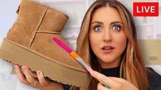 Customizing UGGS and Giving them Away  LIVE EXPERIENCE 