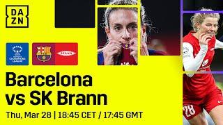 FC Barcelona - SK Brann  UEFA Women’s Champions League 2023-24 Kvartfinale 2.kamp Hele Kampen