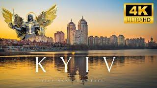 Aerial view of Kyiv  Ukraine - 4K