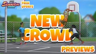 NEW BASKETBALL COURT CROWDS AND MORE - Summertime Saga Tech Update - Previews Part 68