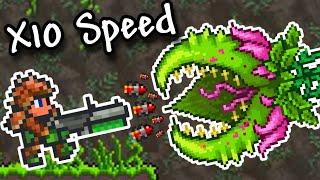 Terraria But Every Weapon Is 10x Faster