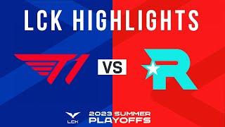 T1 vs KT Highlights ALL GAMES  LCK Summer Playoffs 2023  T1 vs KR Rolster