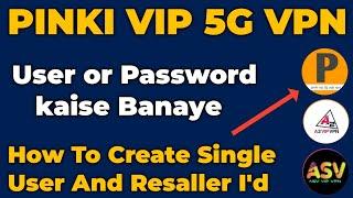 Pinki Vip 5G Vpn ka Username or Password kaise Banaye  Technical Baba Nk