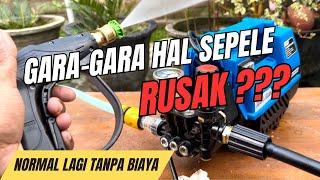 Mesin Jet Cleaner Rusak ??? Langsung normal tanpa modal 