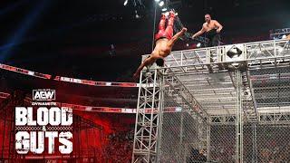 Kingston Defines Ruthless as he Throws Guevara Off the Cage  AEW Dynamite Blood & Guts 62922