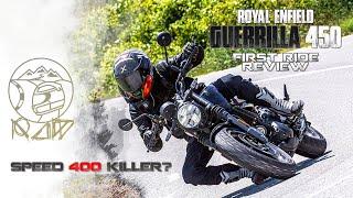 Royal Enfield Guerrilla 450  First Ride Review  Sagar Sheldekar Official