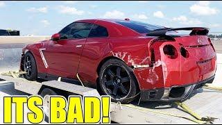 I Bought a Badly Wrecked Nissan GTR From the salvage Yard