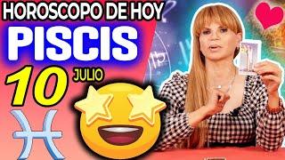 TREMENDO BOMBAZOVAS A SABER ALGO MUY FUERTE Piscis  MONHI  Horoscopo De Hoy 10 De Julio 2024