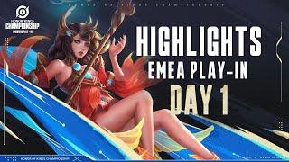 2024 Honor of Kings Championship EMEA Play-In Day 1  Highlights