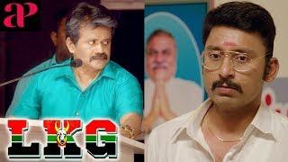 Latest Tamil Comedy 2019  LKG Tamil Movie Scenes  Public get angry at JK Rithesh  RJ Balaji