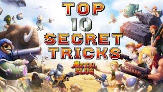 10 INCREDIBLE Secret Tricks & Tips in Metal Slug Series