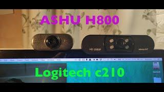 Logitech c210 & 720p FaceTime HD & Ashu 800