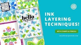 Ink Layering Techniques