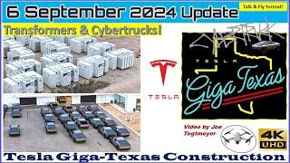 100+ Transformers Lots of Cybertrucks & Castings & Busy EOL 6 Sep 2024 Giga Texas Update 0745AM