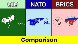 OIC vs NATO vs BRICS  BRICS  NATO  OIC  Comparison  Nato vs Brics vs Oic  Data Duck 2.o