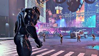 Spider-Man 2 Venom Gameplay & Transformation Scene PS5 Spiderman 2 2023 4K 60FPS