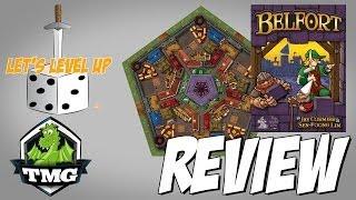 Lets Level Up Review Belfort by Tasty Minstrel Games