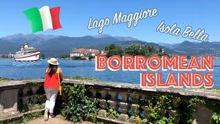 BORROMEAN ISLANDS ITALY  Exploring Isola Bella on Lago Maggiore +  Palazzo Borromeo  Stresa