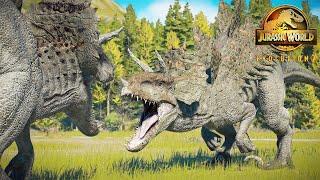 Jurassic World Evolution 2Ultimasaurus VS GiganotosaurusMosasaurus Dinosaurs Fight
