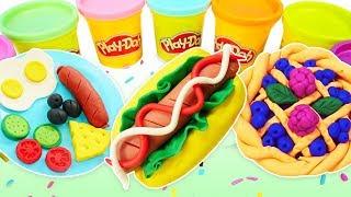 Play doh hamur oyunları. Oyun hamuru ile yemekler