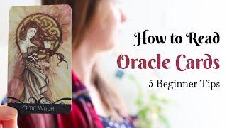 HOW TO READ ORACLE CARDS For Beginners  5 Tips to Learn Oracle Reading