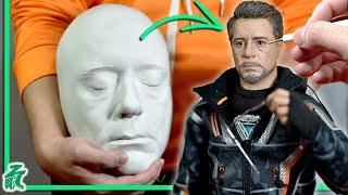 I STOLE IRONMANs Face with 3D Scanner  Revopoint RANGE 3D Printed 16 Custom Tony Stark Headsculpt