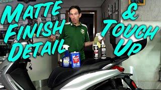 Detailing a Piaggio Scooter with Matte Finish Paint & Touchup