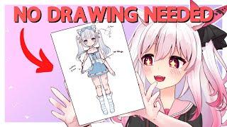 How To Make a vTuber Character Sheet  【Pinterest】For Art Reference Commissions