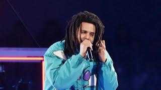 J Cole Performs Kendrick Lamar Song “Not Like Us” Drake Diss At His Latest Concert