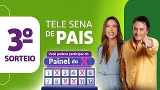 3º SORTEIO  RESULTADOS da TELE SENA de PAIS 14072024