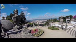 Bom Jesus do Monte e Mosteiro em Braga Portugal