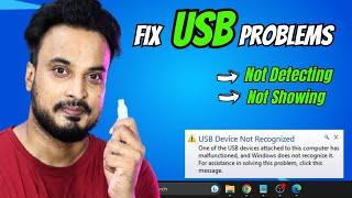 Fix USB Not Showing or Not Recognized in Windows 1011 2023 Hindi