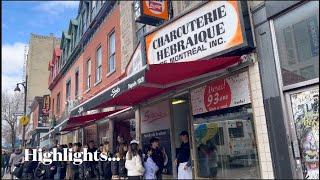 4K Montréal 2024 Montréal ST.LAURENT AND MONT-ROYAL WALKING TOUR4K 60FPS#restaurant #café #mtlfood