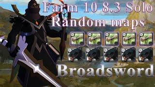 Albion Online. Farm 10 T8.3 solo RD maps. + Eng subs GT