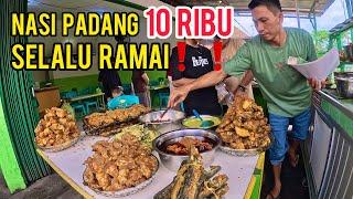 WISATA KULINER SUMATRA BARAT️NASI PADANG PALING ENAK DAN MURAH DI KOTA PADANG  MASAKAN KHAS MINANG