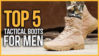 Best Tactical Boots for Men 2024  TOP 10 Best Tactical Boots For Military & Survival