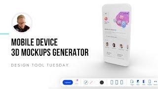 Mobile Device 3D Mockup Online Generator - Design Tool Tuesday Ep40