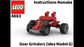 LEGO Instructions Remake - Designer Sets - 4883 - Gear Grinders Idea Model G