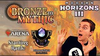  Bronze To Mythic Episode 17 - Starting Rank Diamond 3 - MTG Arena  Modern Horizons 3 