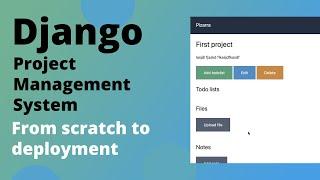 Django Project Management System  Django project with source code