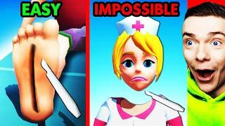 EASY vs IMPOSSIBLE SURGERY Doctor Simulator