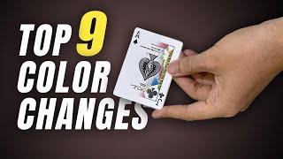 9 Ways to Color Change a Card - Tutorial